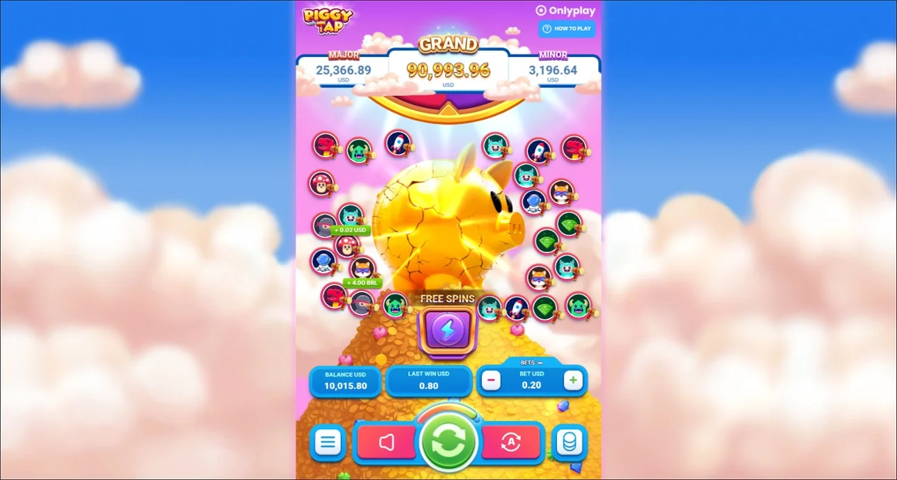 เกมแตะลูกหมู -"piggy tap game"