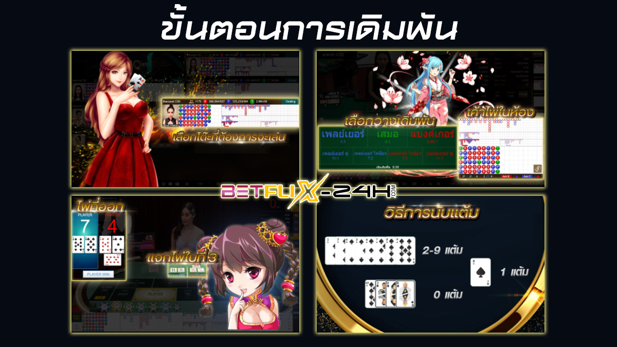 วิธีเล่นบาคาร่าในโทรศัพท์ -"How to play baccarat on the phone"